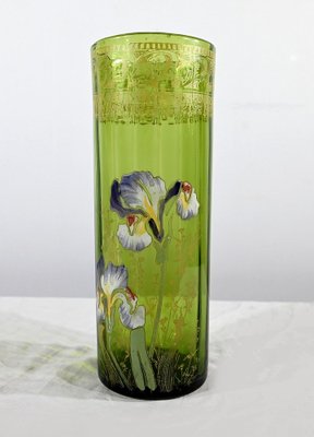 Art Nouveau Vase in Green, 1890s-RVK-1793497