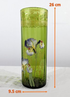 Art Nouveau Vase in Green, 1890s-RVK-1793497