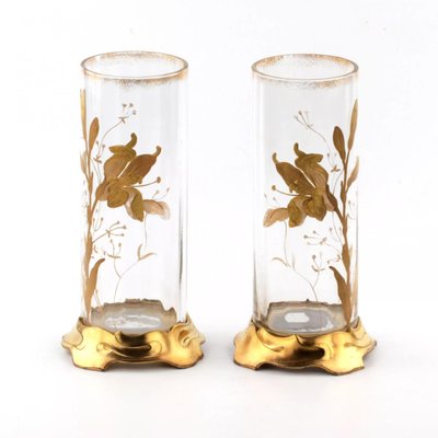 Art Nouveau Vases, Set of 2-WMV-1129685