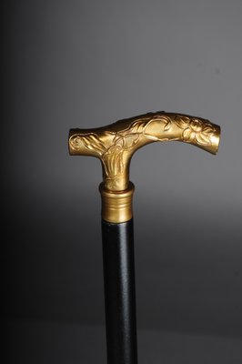 Art Nouveau Walking Stick in Bronze-FLW-1768173