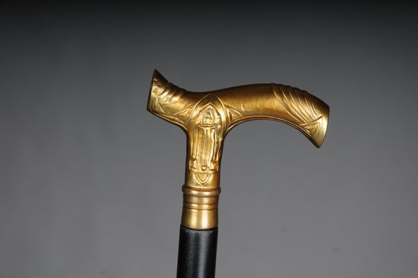 Art Nouveau Walking Stick in Bronze-FLW-1768171