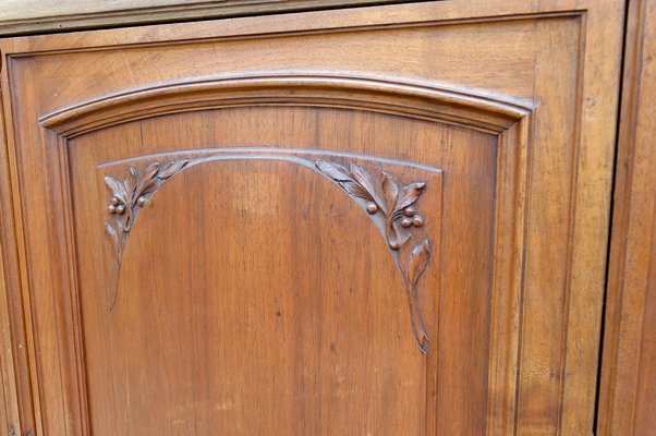 Art Nouveau Walnut Bookcase by Louis Majorelle, 1890s-XNH-1804453