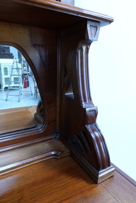 Art Nouveau Walnut Server, 1900-RVK-2024485