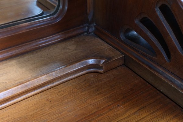 Art Nouveau Walnut Server, 1900-RVK-2024485