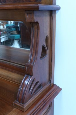 Art Nouveau Walnut Server, 1900-RVK-2024485