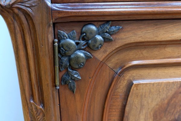 Art Nouveau Walnut Server, 1900-RVK-2024485