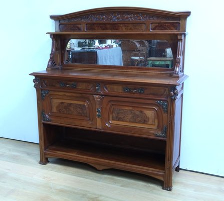 Art Nouveau Walnut Server, 1900-RVK-2024485