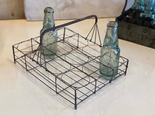 Art Nouveau Wire Bottle Holder, France