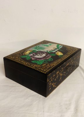 Art Nouveau Wooden Box. Spain, 1940s-RGF-1725768