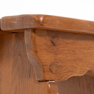 Art Nouveau Wooden Stool, 1920s-VT-786149