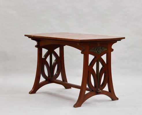 Art Nouveau Wooden Table-WMV-1127767