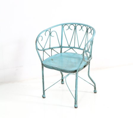 Art Nouveau Wrought Iron Childrens Armchair, France, 1900s-MY-1320199