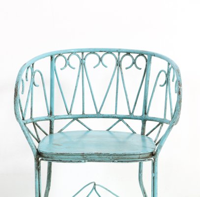 Art Nouveau Wrought Iron Childrens Armchair, France, 1900s-MY-1320199