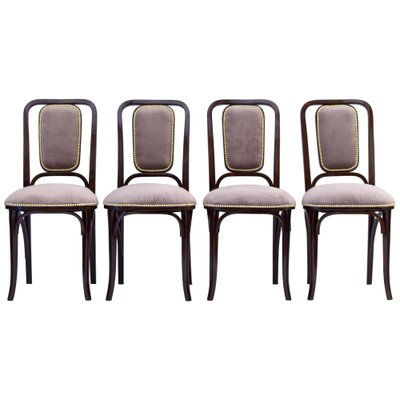 Art Noveau Bentwood Chairs from Thonet, 1905, Set of 4-YZB-1822529