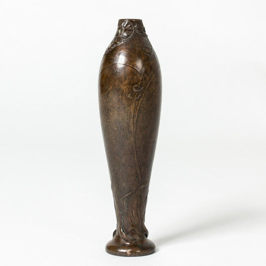 Art Noveau Bronze Vase by Gerda Backlund, 1890s