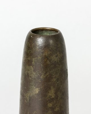 Art Noveau Bronze Vase by Hugo Elmqvist, 1890s-NL-1791236