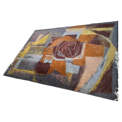 Art Wool Rug in style of Kybal, 1960s-TZ-1431444