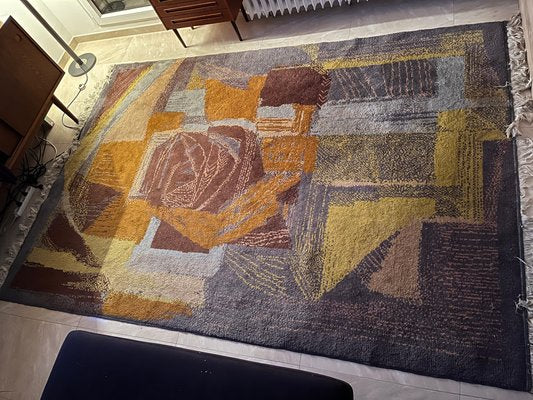 Art Wool Rug in style of Kybal, 1960s-TZ-1431444