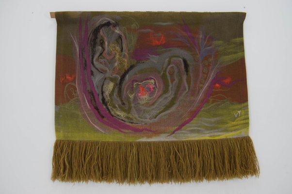 Art Wool Tapestry Tropical Summer by Věra Tošenovská, 1974-TZ-1300368