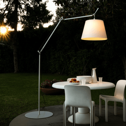 Artemide Tolomeo Mega Floor Lamp Parchment 36 cm Shade
