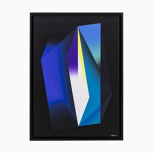 Arthur Dorval, Geometric Hatching, 2020, Painting-CEJ-1107810