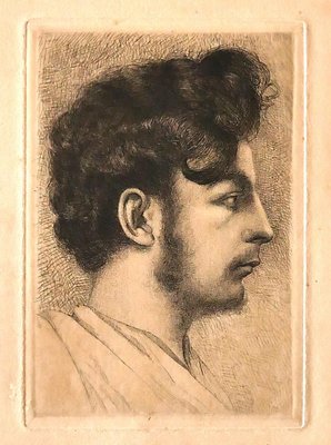 Arthur Edouard Guillez, Portrait, Original Etching, 1908-ZCI-2029586