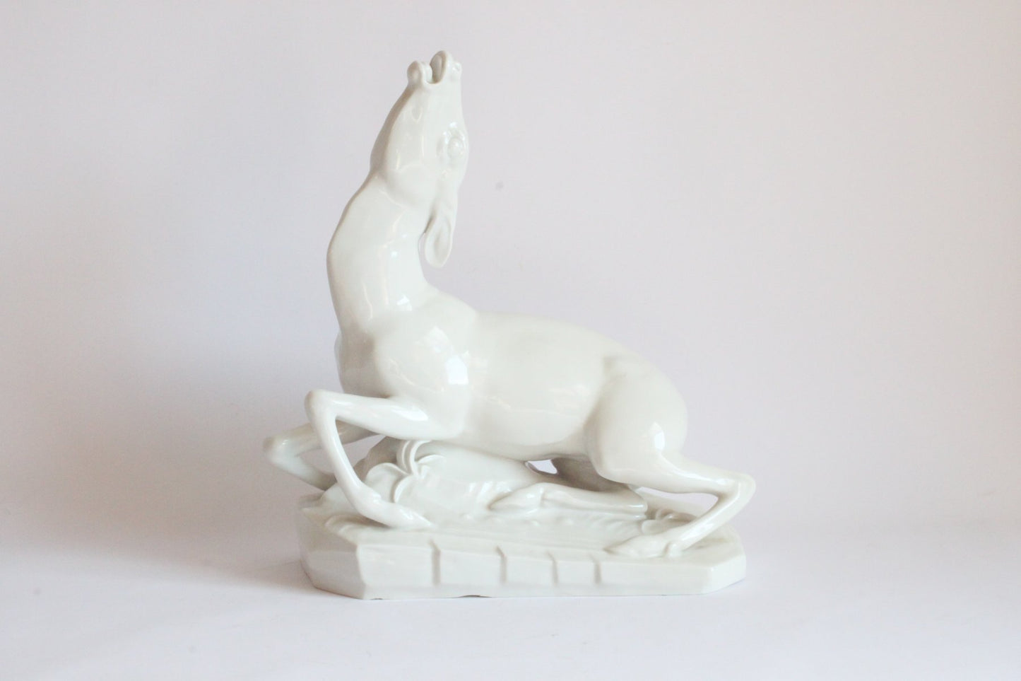 Arthur Storch, Dying Deer, 1922, Porcelain