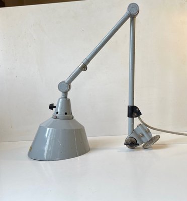 Articulated Grey Industrial Wall Sconce by Curt Fischer for Midgard, 1930s-LCR-1299716