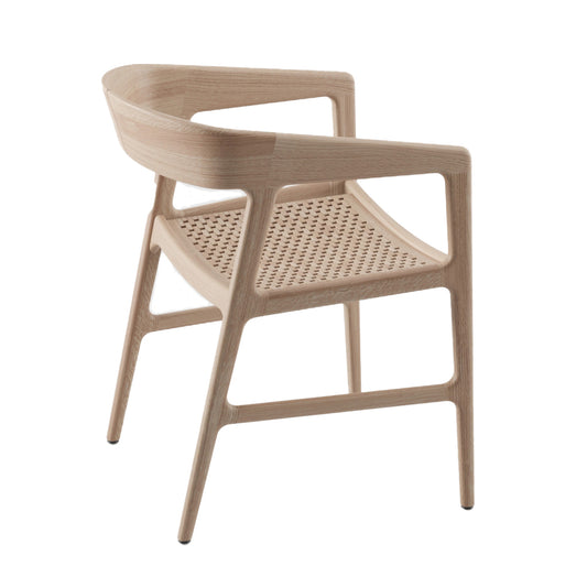 TESA - Solid wood chair with armrests