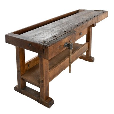 Artisanal Wooden Workshop Workbench-NQ-2040778