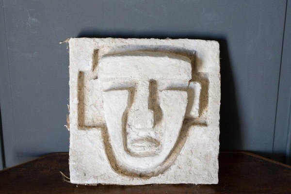 Artist's Studio Cube Face Plaster Sculpture, 1950-QKG-1817300