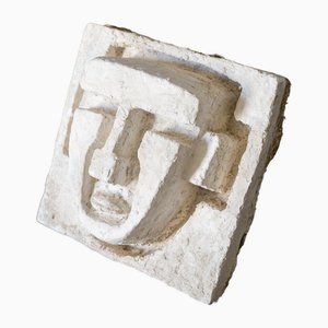 Artist's Studio Cube Face Plaster Sculpture, 1950-QKG-1817300