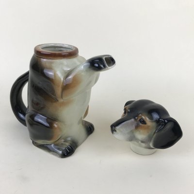 Artistic Ceramic Dog-Shaped Teapot from Erphila, Germany, 1940s-YNA-656152