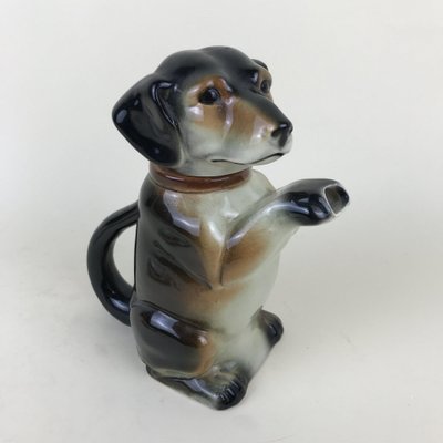 Artistic Ceramic Dog-Shaped Teapot from Erphila, Germany, 1940s-YNA-656152