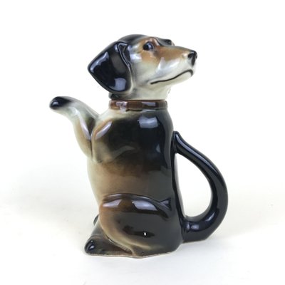 Artistic Ceramic Dog-Shaped Teapot from Erphila, Germany, 1940s-YNA-656152