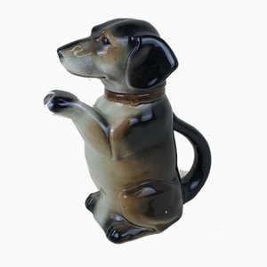 Artistic Ceramic Dog-Shaped Teapot from Erphila, Germany, 1940s-YNA-656152