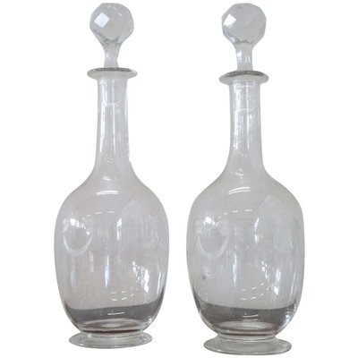 Artistic Glass Bottles, 1940s, Set of 2-DCO-730914