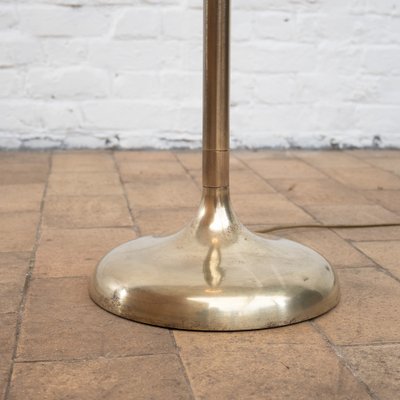 Arton Deco Brass and Opaline Art Floor Lamp, 1930s-RB-1730307