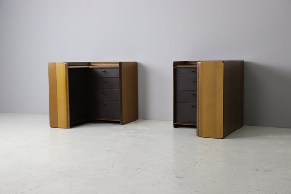 Artona Nightstands by Afra & Tobia Scarpa, 1970s, Set of 2-DXL-1781089