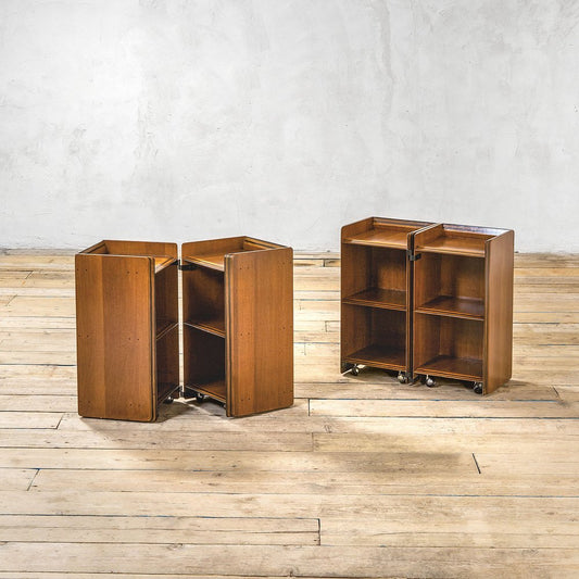 Artona Series Bedside Tables by Tobia & Afra Scarpa for Maxalto, 1975, Set of 2