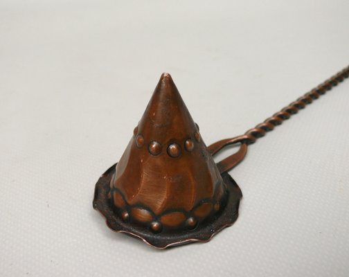 Arts and Crafts Candle Snuffer in Copper, 1890s-EY-1737430