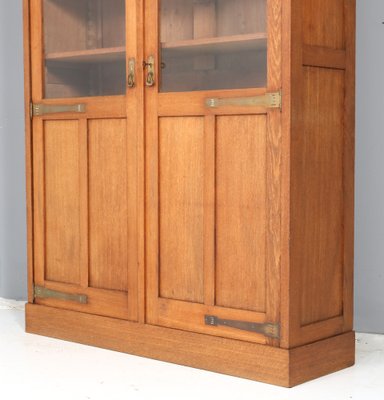 Arts & Crafts Art Nouveau Oak Bookcase, 1900s