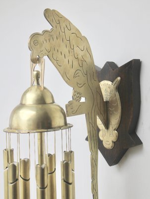 Arts & Crafts Brass Wall-Mounted Chimes-MJY-1149046