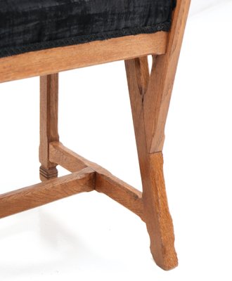 Arts & Crafts Chairs in Oak by Hendrik Petrus for the University of Leiden, Set of 12-MY-1229133