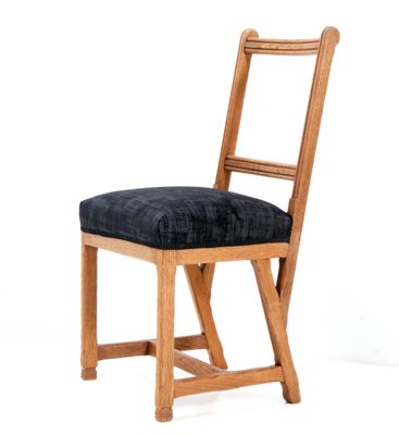 Arts & Crafts Chairs in Oak by Hendrik Petrus for the University of Leiden, Set of 12-MY-1229133