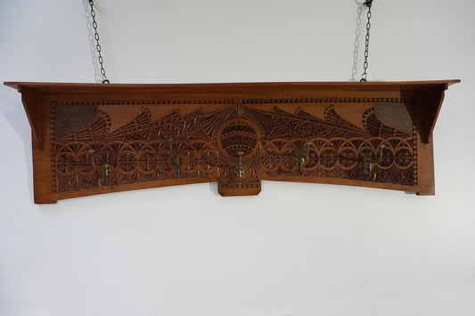 Arts & Crafts Dutch Coat Rack, 1917