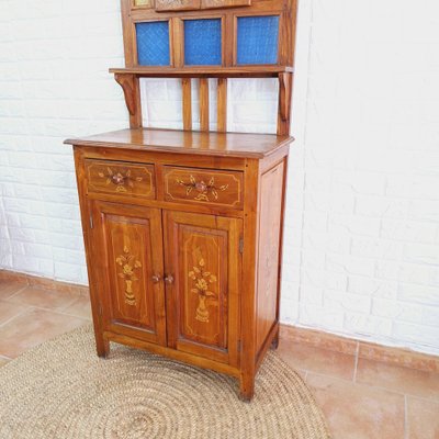 Arts & Crafts Hall Stand in Teak-FRB-1739744