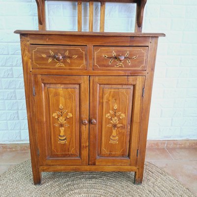 Arts & Crafts Hall Stand in Teak-FRB-1739744