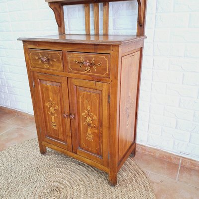 Arts & Crafts Hall Stand in Teak-FRB-1739744