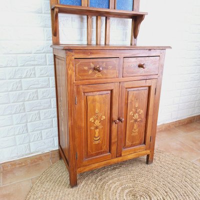 Arts & Crafts Hall Stand in Teak-FRB-1739744